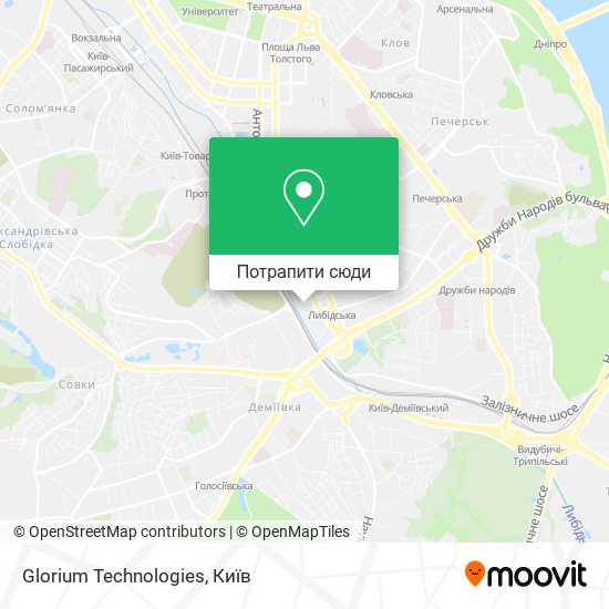 Карта Glorium Technologies