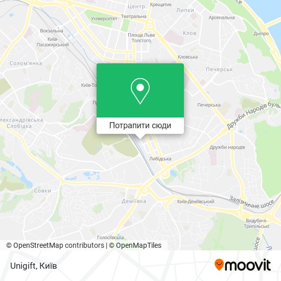 Карта Unigift
