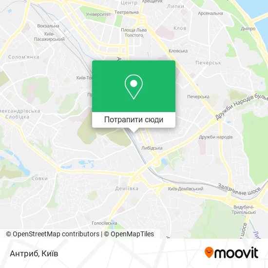 Карта Антриб