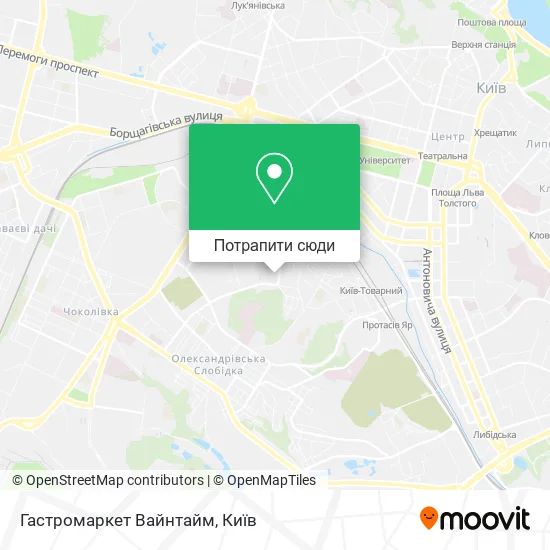 Карта Гастромаркет Вайнтайм