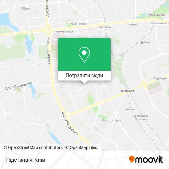 Карта Підстанція