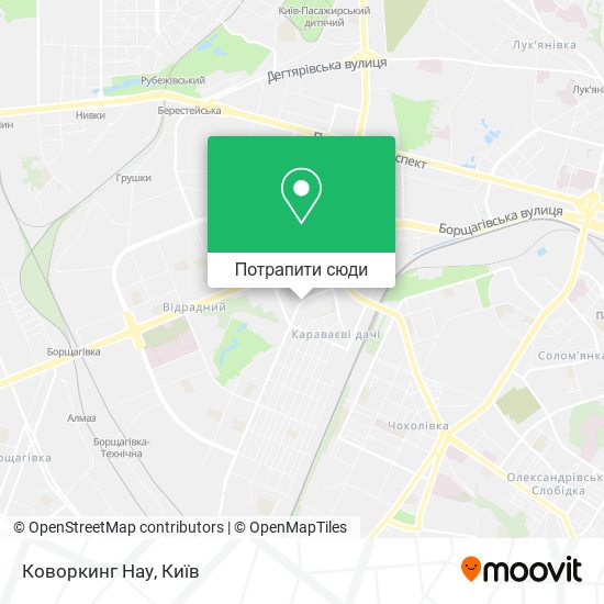 Карта Коворкинг Нау
