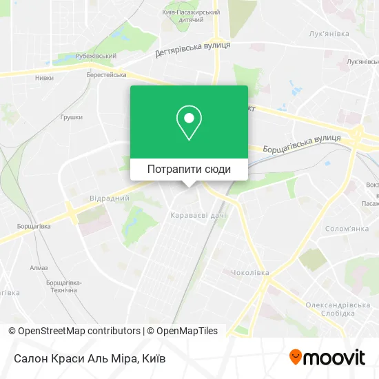 Карта Салон Краси Аль Міра