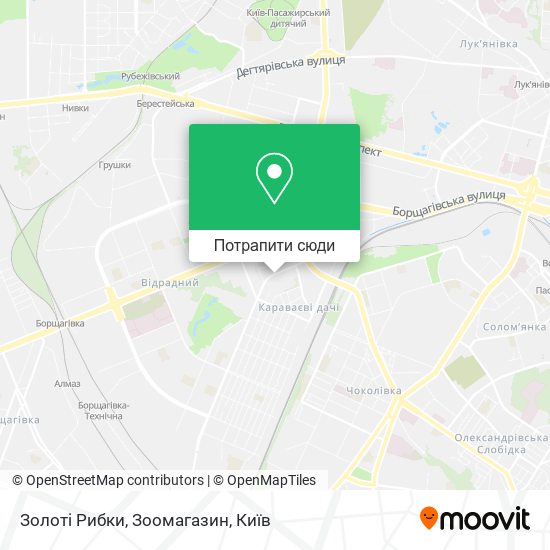 Карта Золоті Рибки, Зоомагазин