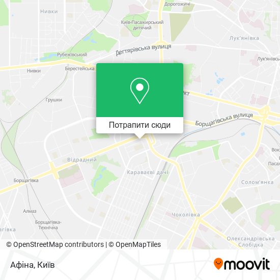 Карта Афіна