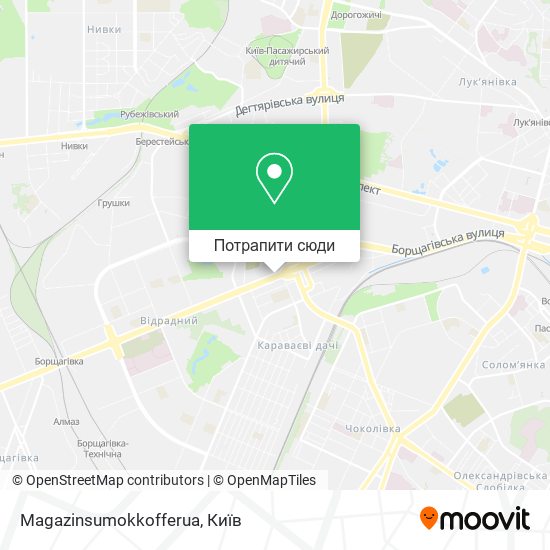 Карта Magazinsumokkofferua