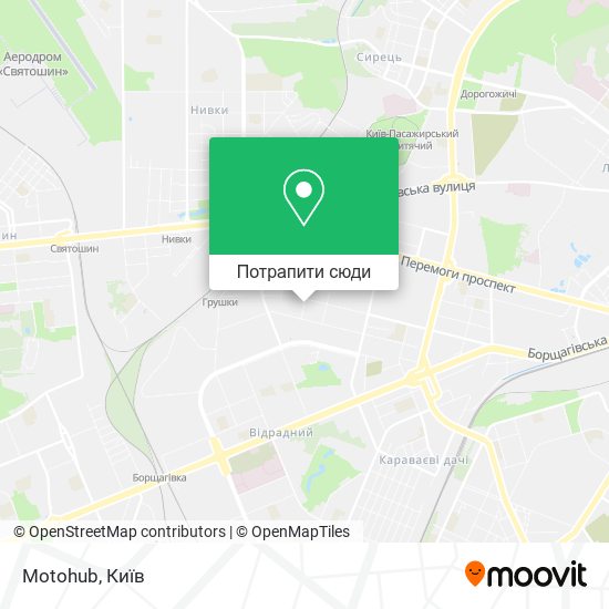 Карта Motohub