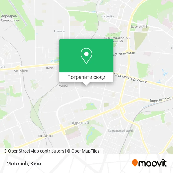 Карта Motohub