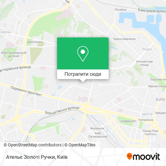 Карта Ательє Золоті Ручки