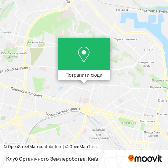 Карта Клуб Органічного Землеробства