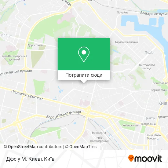 Карта Дфс у М. Києві