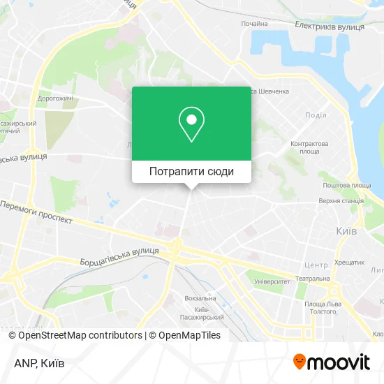 Карта ANP