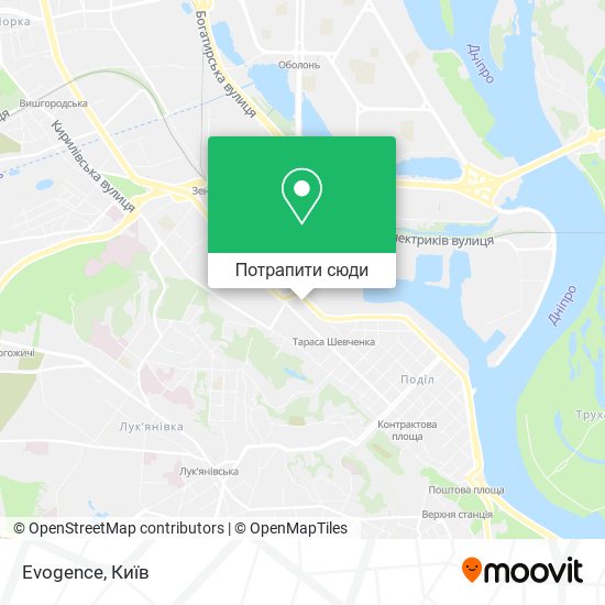 Карта Evogence