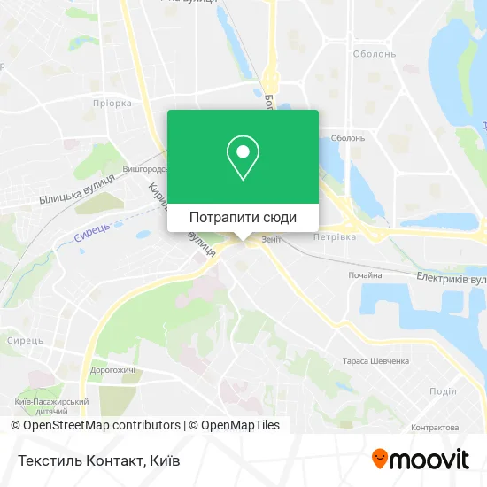 Карта Текстиль Контакт