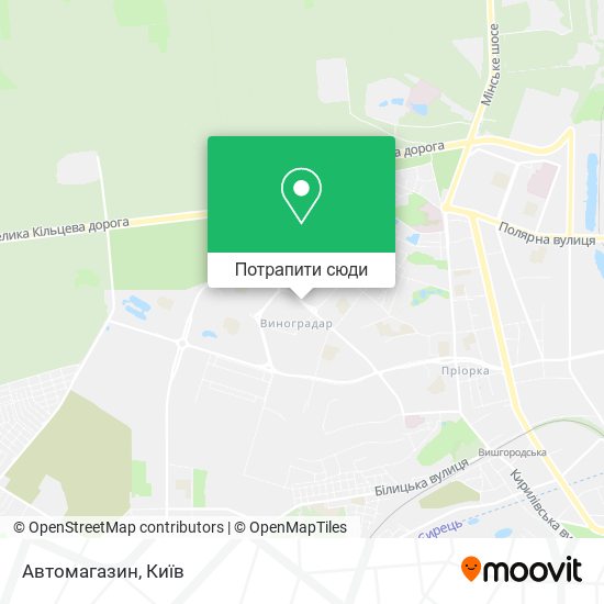 Карта Автомагазин