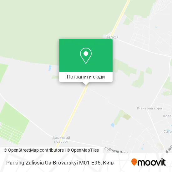 Карта Parking Zalissia Ua-Brovarskyi M01 E95