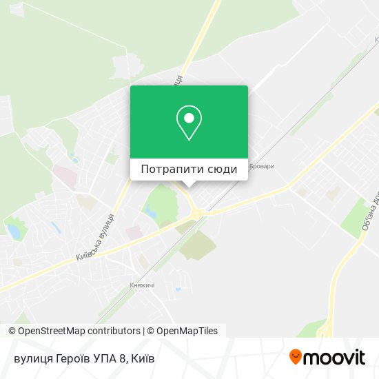 Карта вулиця Героїв УПА 8