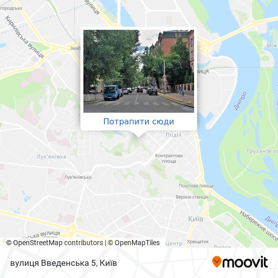 Карта вулиця Введенська 5