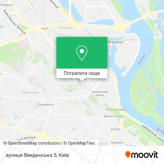 Карта вулиця Введенська 5