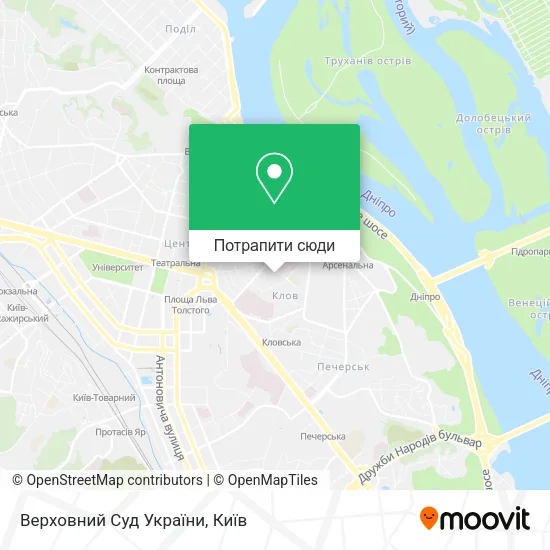 Карта Верховний Суд України