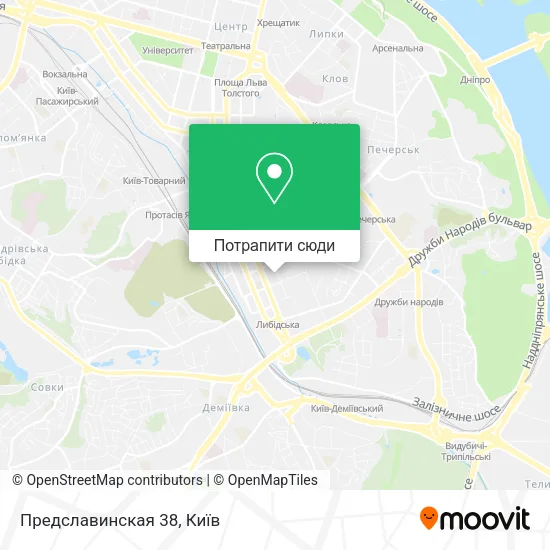Карта Предславинская 38