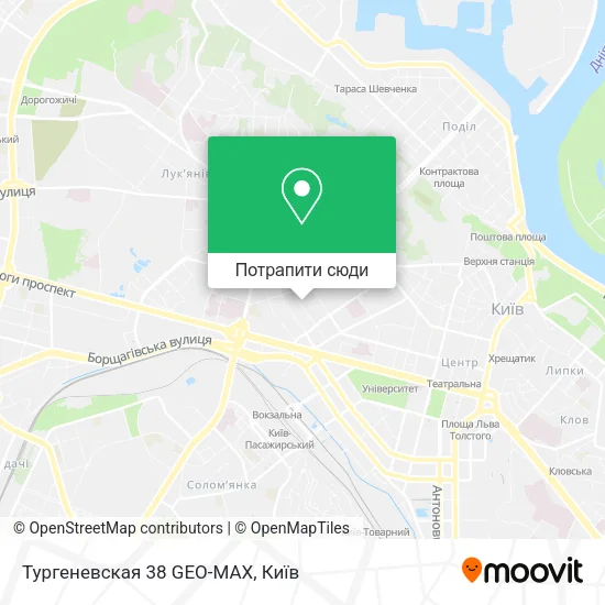 Карта Тургеневская 38 GEO-MAX