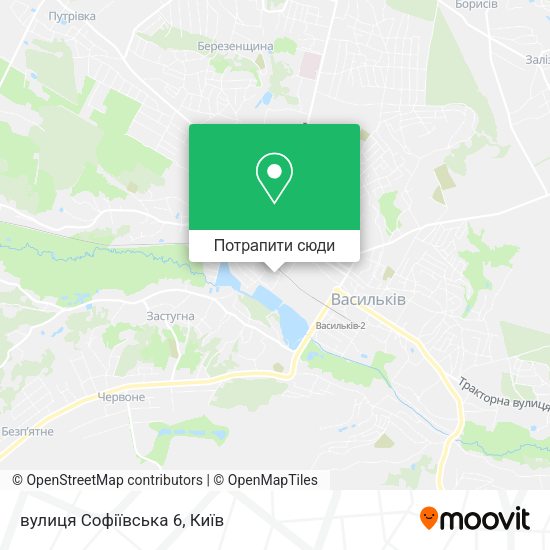 Карта вулиця Софіївська 6