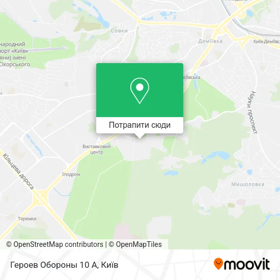 Карта Героев Обороны 10 А