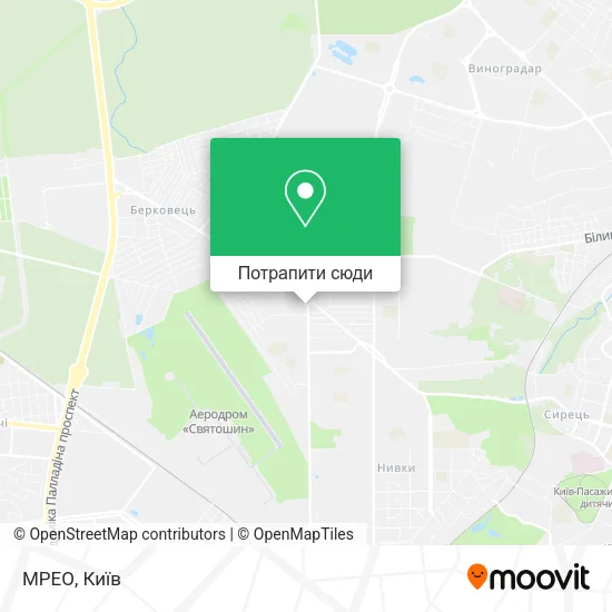 Карта МРЕО