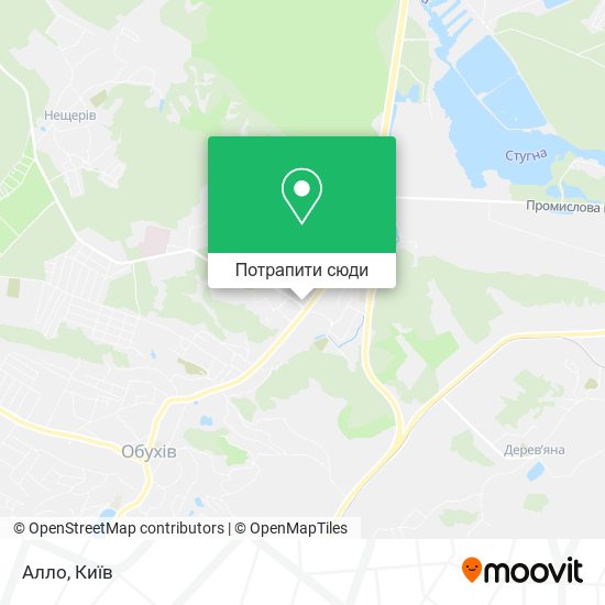 Карта Алло