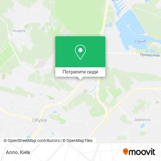 Карта Алло