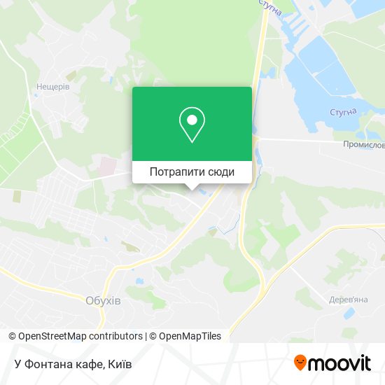Карта У Фонтана кафе