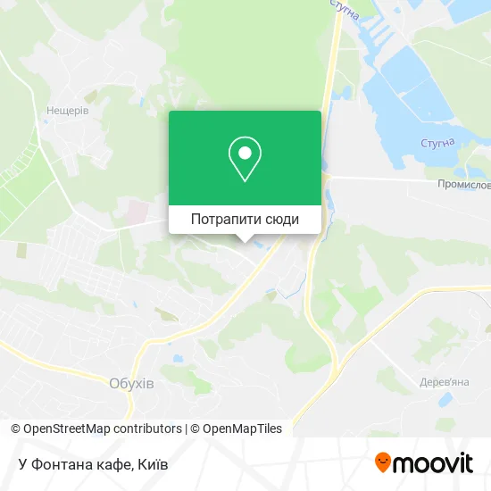 Карта У Фонтана кафе