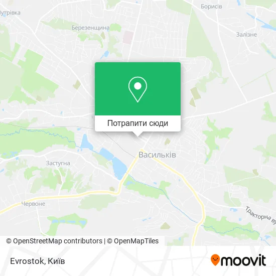 Карта Evrostok