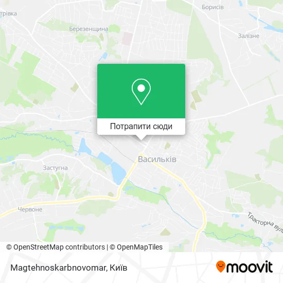 Карта Magtehnoskarbnovomar