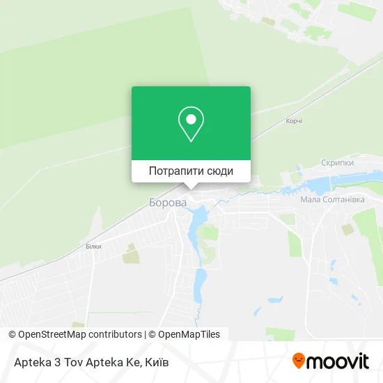 Карта Apteka 3 Tov Apteka Ke