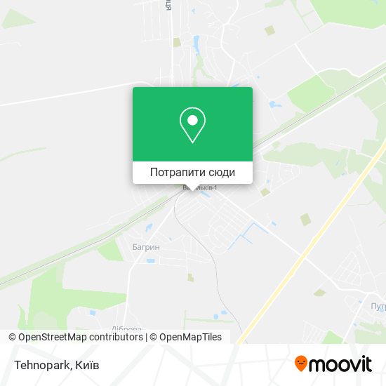 Карта Tehnopark