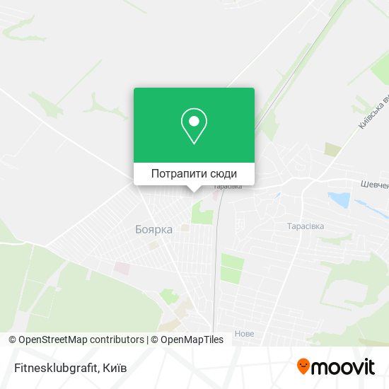 Карта Fitnesklubgrafit