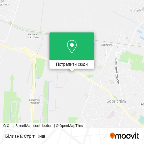 Карта Білизна. Стріт