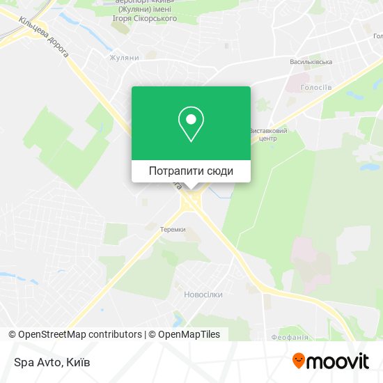 Карта Spa Avto