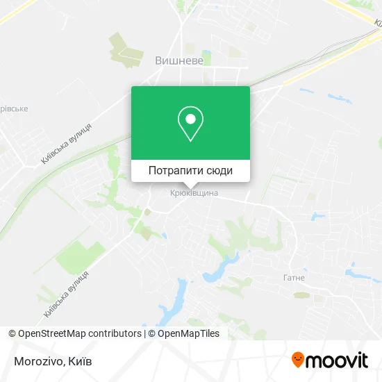 Карта Morozivo