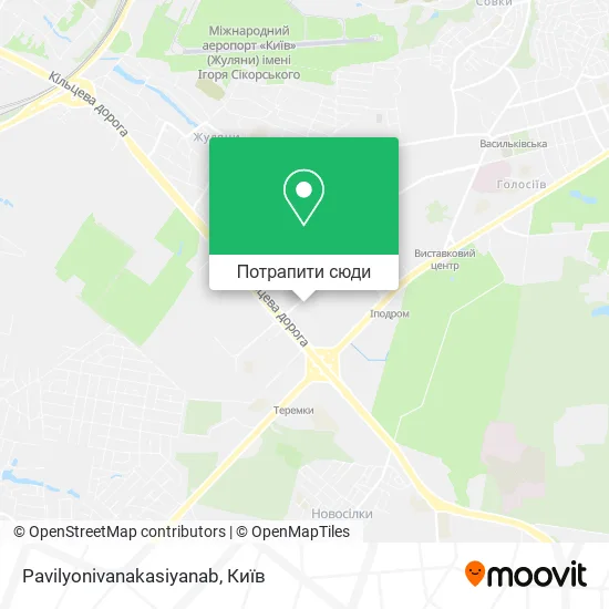 Карта Pavilyonivanakasiyanab