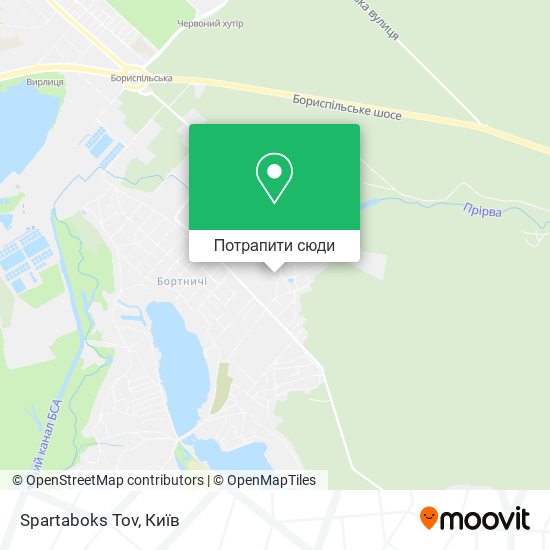 Карта Spartaboks Tov