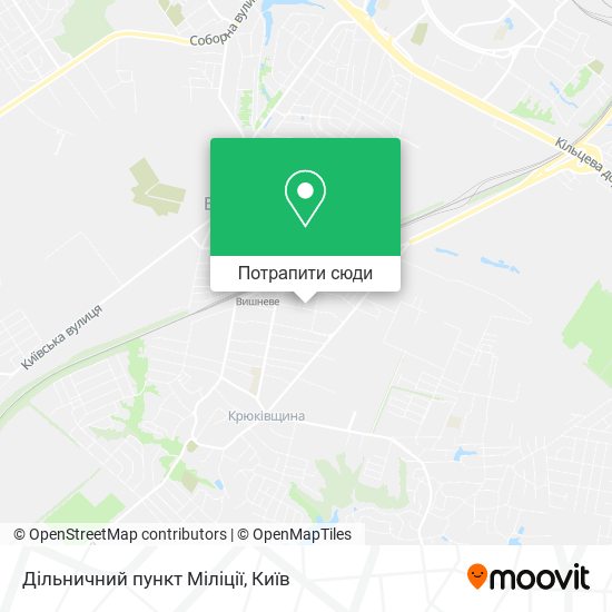 Карта Дільничний пункт Міліції
