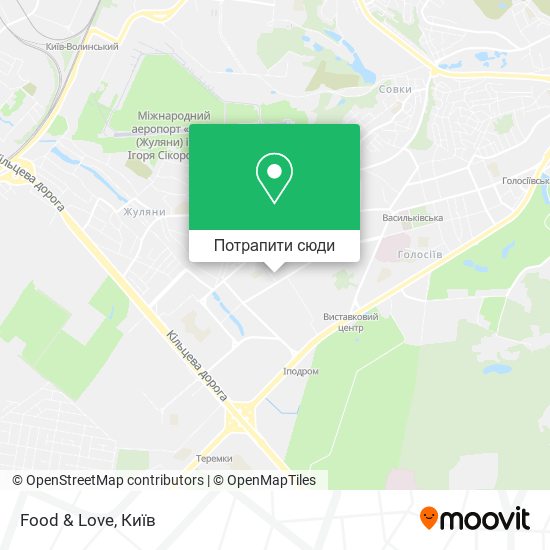 Карта Food & Love