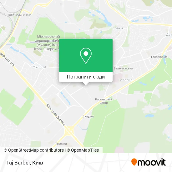 Карта Taj Barber