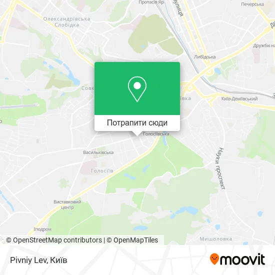 Карта Pivniy Lev