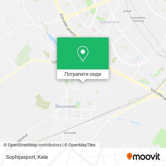 Карта Sophijasport