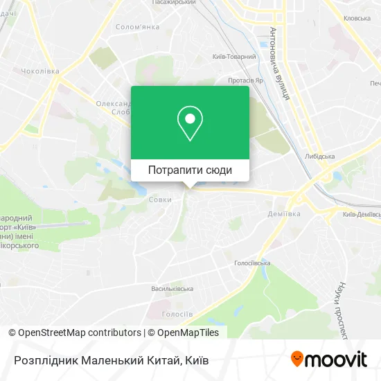 Карта Розплідник Маленький Китай