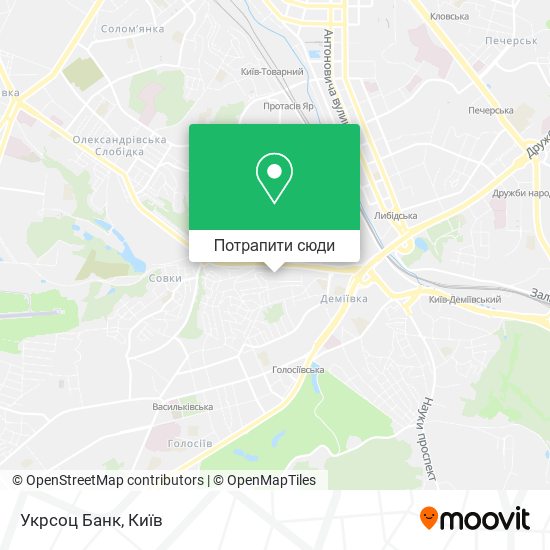 Карта Укрсоц Банк